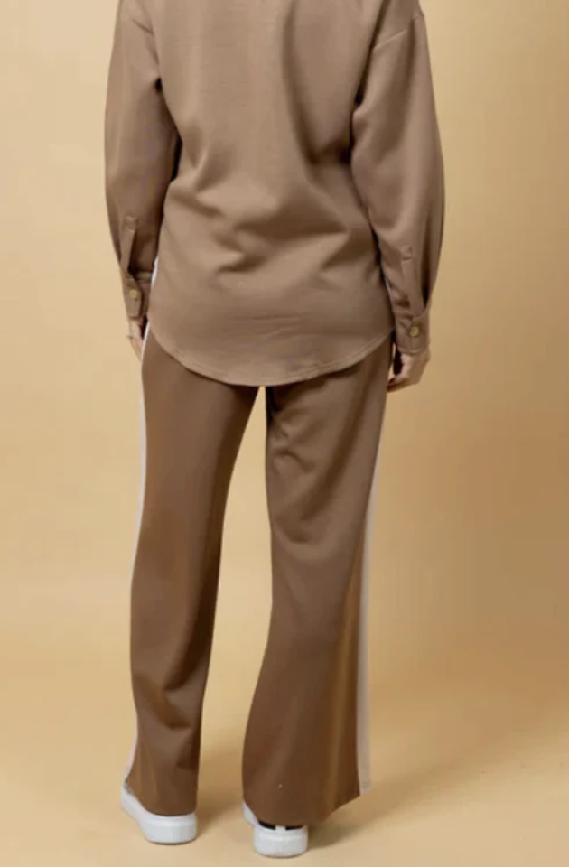CHARLO SULLIVAN TRACK PANT - BROWN - CH469F
