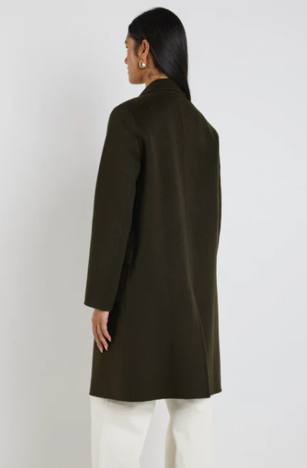 BY ROSA - STOCKHOLM DOUBLE BREASTED COAT - KHAKI