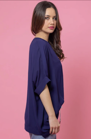 CHARLO LOLA SWING TOP - NAVY - CH819B