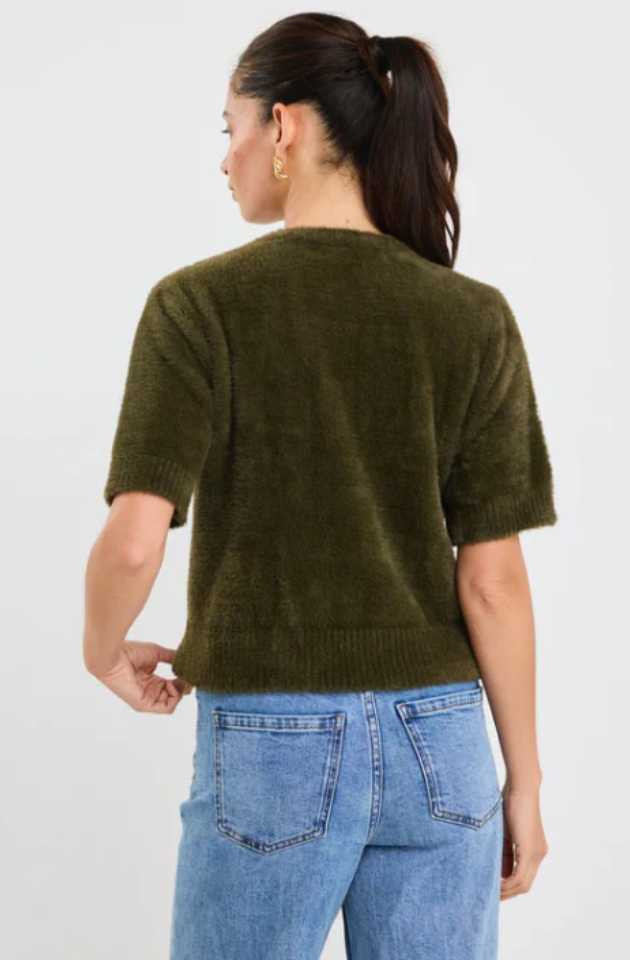 IVY & JACK ISSUE SOFT KNIT TEE - KHAKI