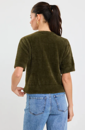 IVY & JACK ISSUE SOFT KNIT TEE - KHAKI