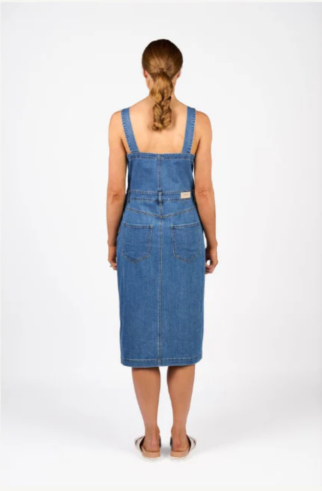KNEWE NOVEL DRESS - BLUE DENIM - K1062