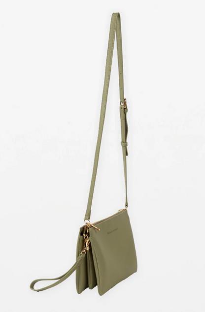 STELLA & GEMMA FRANKIE MULTI POUCH BAG - SAGE - SGBA1567