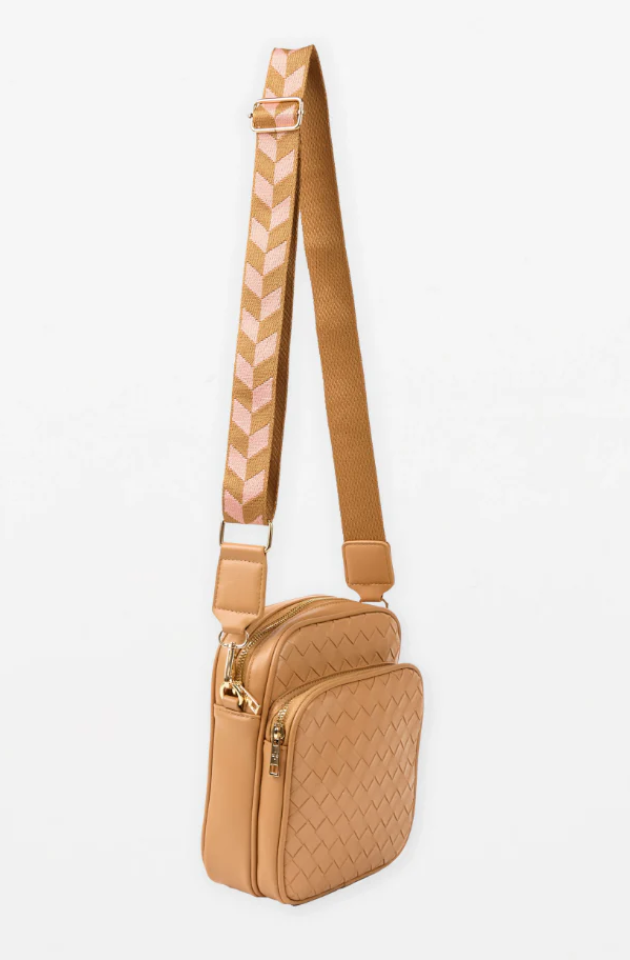 STELLA & GEMMA LIBERTY CROSS BODY BAG - CAMEL - SGBA1571
