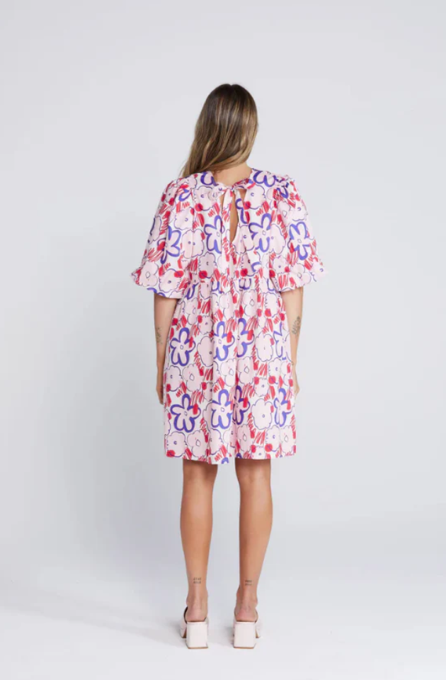 THING THING SPIN DRESS - SQUIGGLE BLOOM - TTW8551 03
