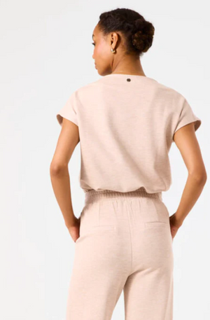 GARCIA BUTTON SWEATER - SAND MELEE - C50260-2542