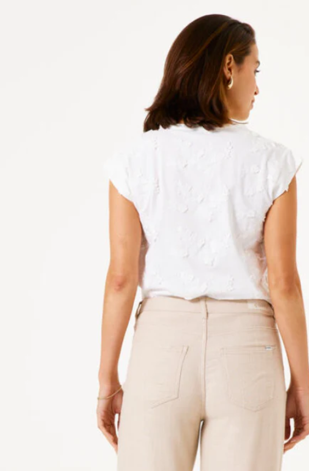 GARCIA PRINT TEE SHIRT - OFF WHITE - D50008-53