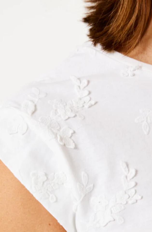 GARCIA PRINT TEE SHIRT - OFF WHITE - D50008-53