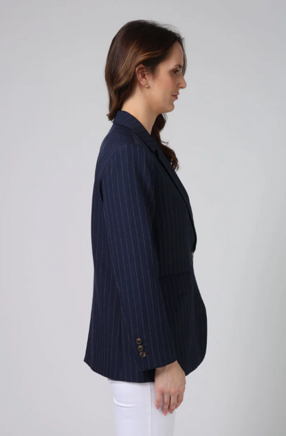 STELLA & GEMMA BLANCA BLAZER - ADMIRALTY STRIPE - SG25SS425