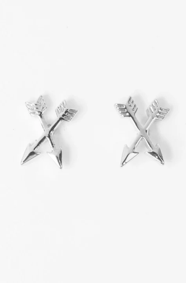 STELLA & GEMMA EARRING - PETITE ARROW - SILVER - SGE8530