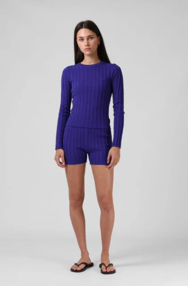 RPM MFG CLOTHING - KNITTED LONG SLEEVE - COBALT - 25P56B