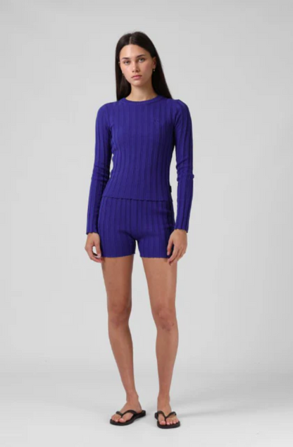 RPM MFG CLOTHING - KNITTED LONG SLEEVE - COBALT - 25P56B