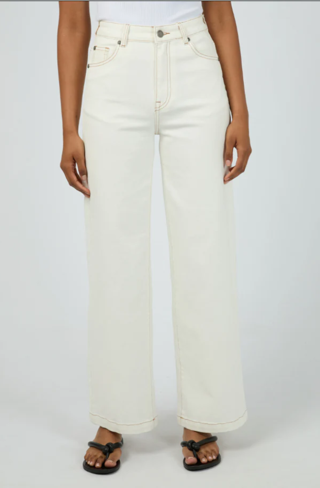 ALL ABOUT EVE JACQUI WIDE LEG PANT - VINTAGE WHITE