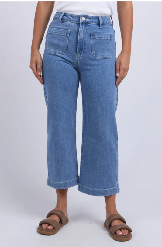 FOXWOOD SARAH CROP JEAN - LIGHT BLUE - 55D0224.LBU