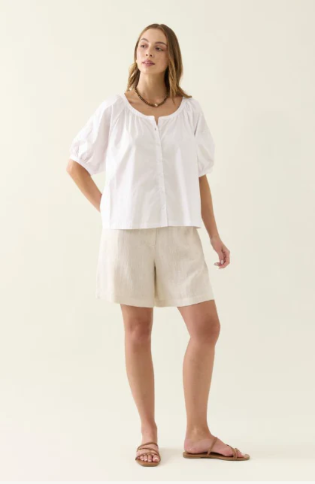 ISLE OF MINE NILSA BUTTON TOP - LOTUS - 4549002