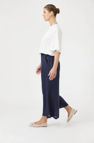 EB & IVE STUDIO CROP PANT - NAVY - 2494931