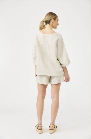 EB & IVE STUDIO RELAXED TOP -   TUSK - 2494702