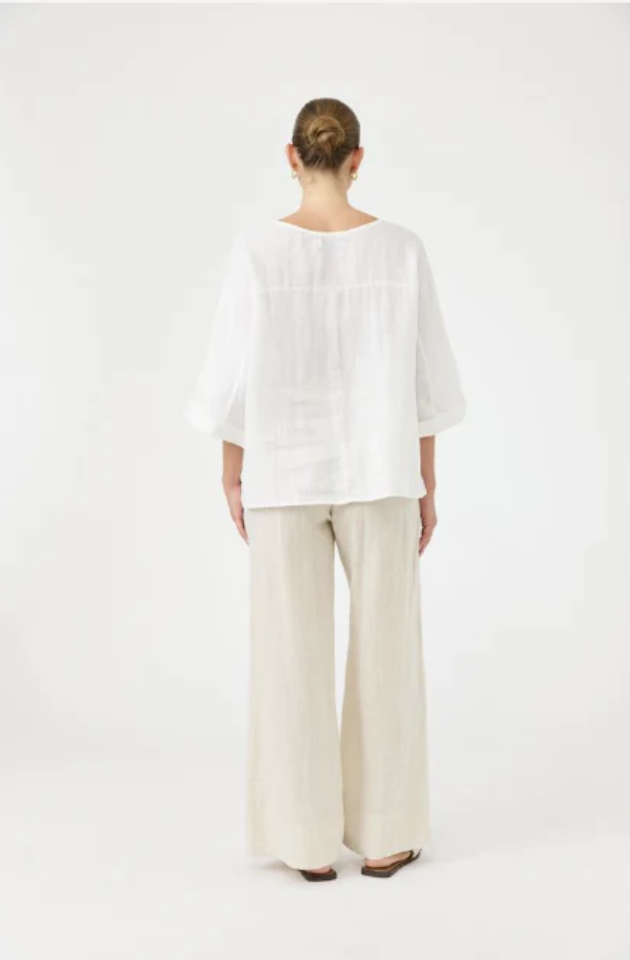 EB & IVE STUDIO RELAXED TOP -  SALT - 2494701