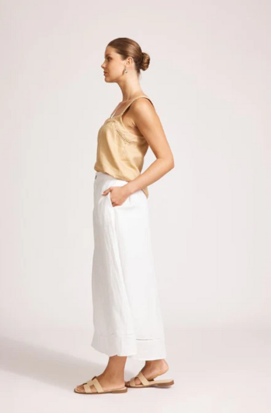 EB & IVE MIRAMAR MAXI SKIRT - WHITE - 2594702