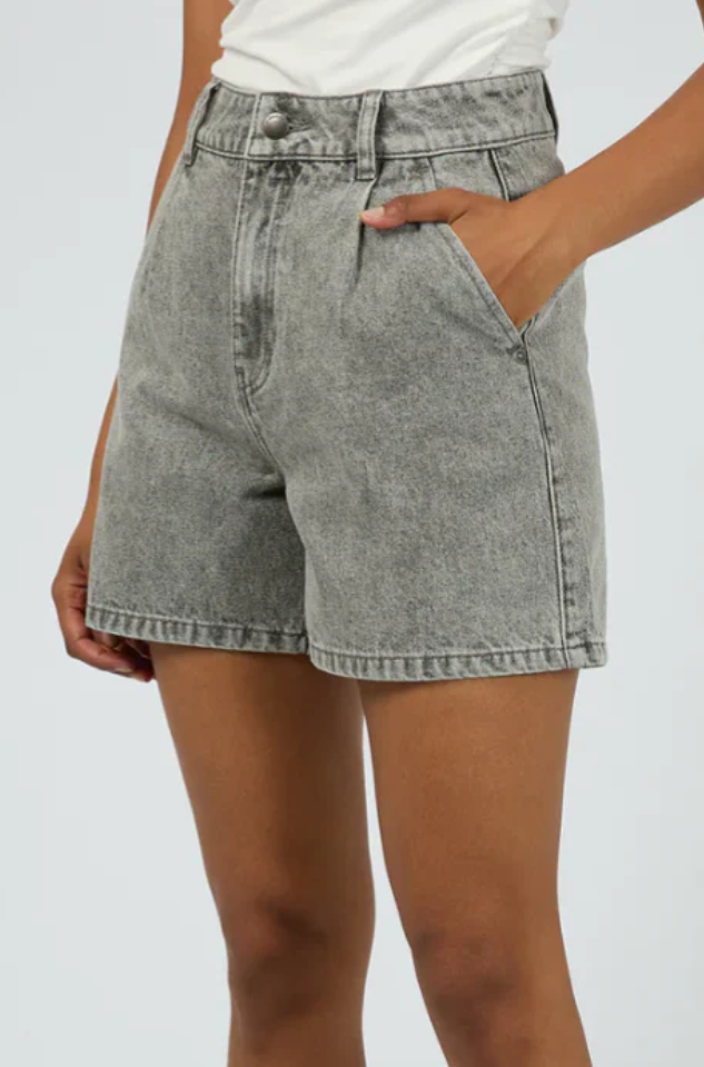 ALL ABOUT EVE STEVIE DENIM SHORT - ASH - 64D0234.ASH