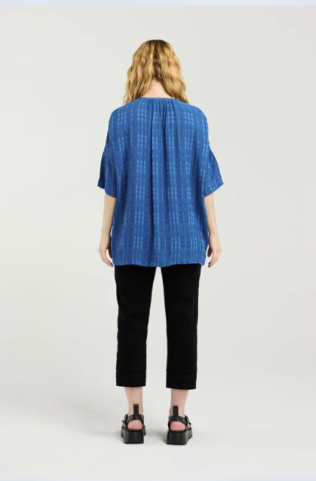 SEDUCE NIKITA TOP - BLUE - S4012C