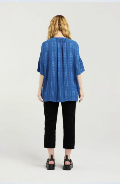 SEDUCE NIKITA TOP - BLUE - S4012C