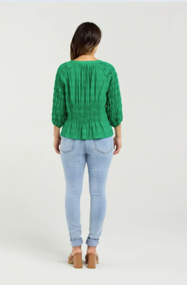 SEDUCE GRACE TOP - GREEN - S4022C