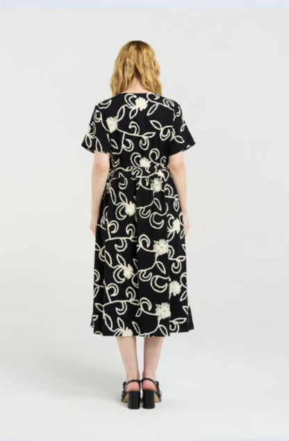 SEDUCE BRODIE DRESS - FOLK GARDEN - S4058-1