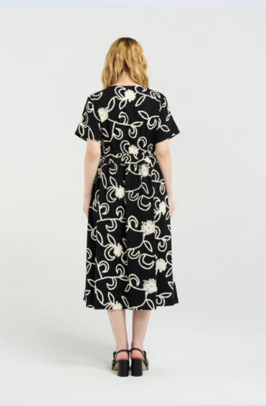 SEDUCE BRODIE DRESS - FOLK GARDEN - S4058-1