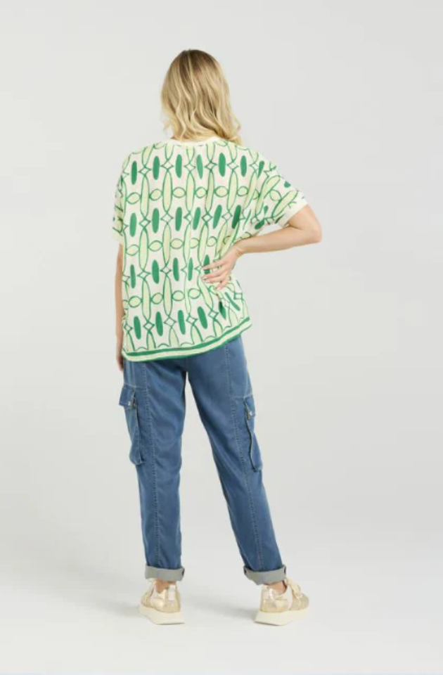 ET ALIA BREA TOP - PAINTED GROVE - EA9005-2