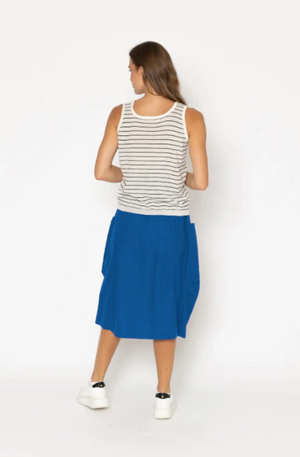 TWO BY TWO COOPER SKIRT - STEEL BLUE - 3069