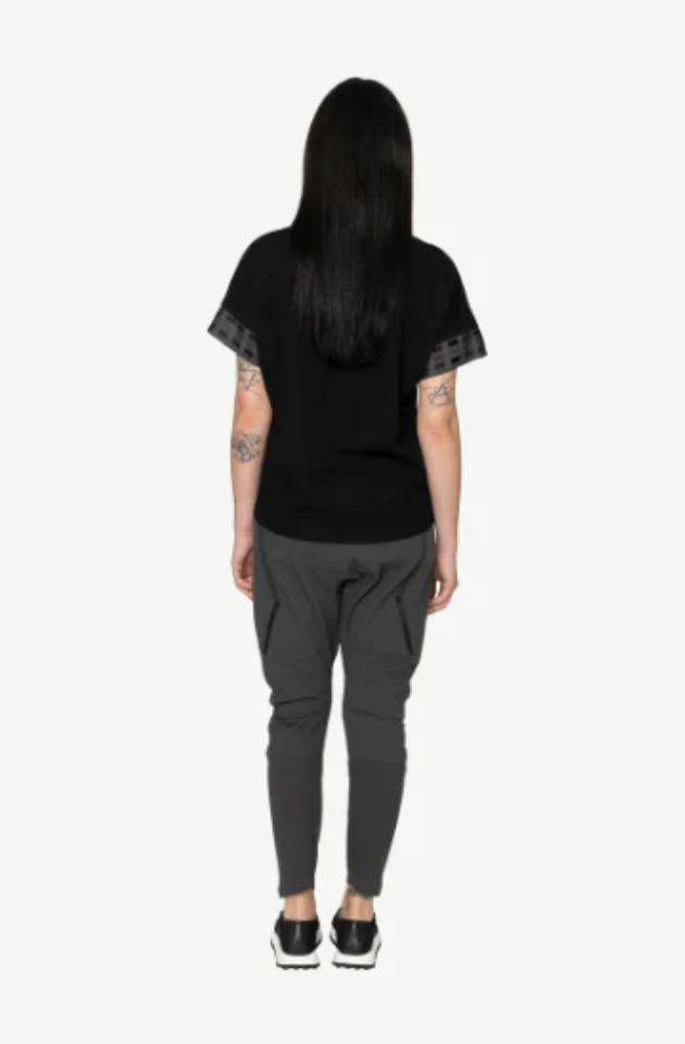 BONE & ARROW AERIS TOP - BLACK - 7650