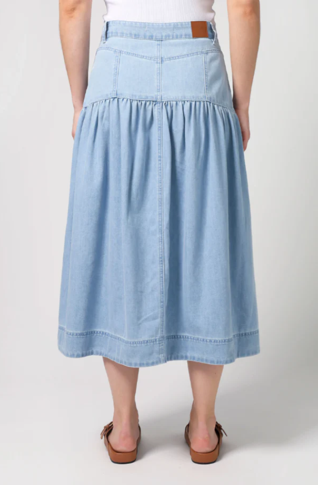 STELLA & GEMMA LOU SKIRT - LIGHT DENIM - SG25SS436