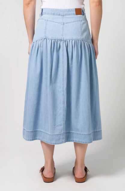 STELLA & GEMMA LOU SKIRT - LIGHT DENIM - SG25SS436