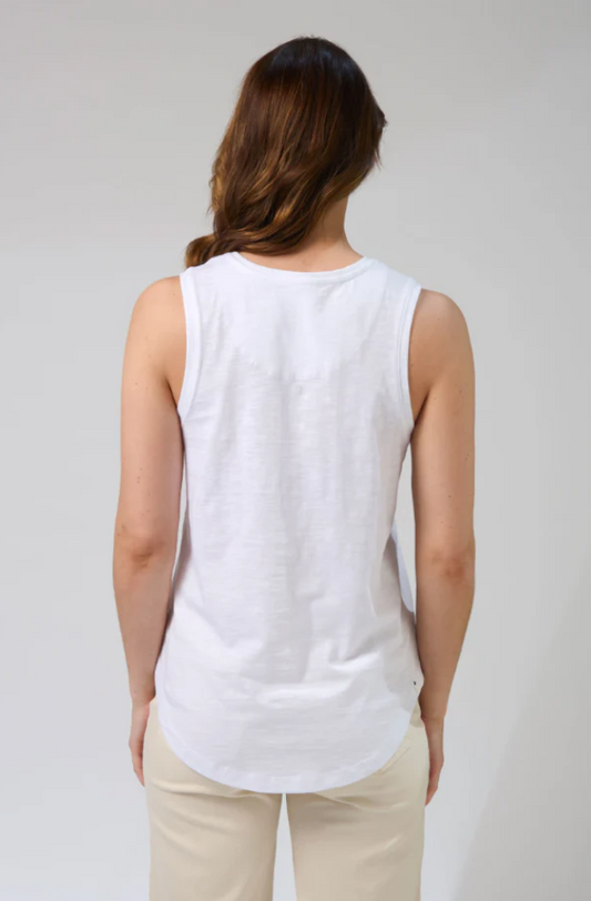 STELLA & GEMMA EVERYDAY TANK - WHITE FEX CROSS - SGTS3578