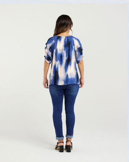 ZAFINA ANNE TOP - CELESTE - Z3014-1