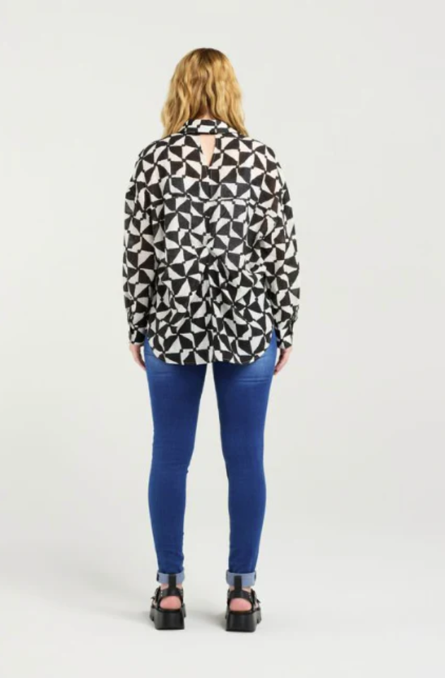 ZAFINA ESTHER SHIRT - WINDMILL - Z3024-2