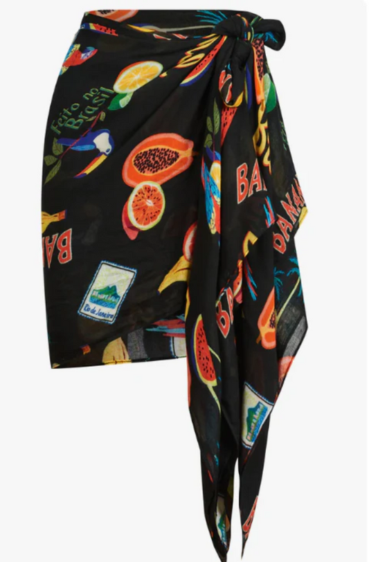 HAVEN CABANA SARONG - BRASIL BLACK - 7810902