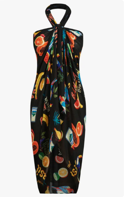 HAVEN CABANA SARONG - BRASIL BLACK - 7810902