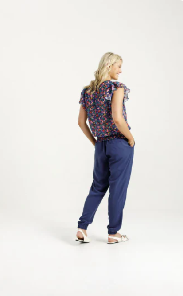 HOME-LEE LAUREN TOP - SPRING BLOSSOMS - HLX928 04