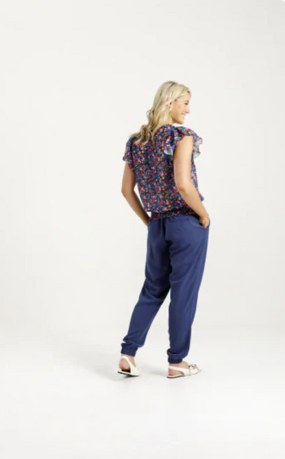 HOME-LEE LAUREN TOP - SPRING BLOSSOMS - HLX928 04