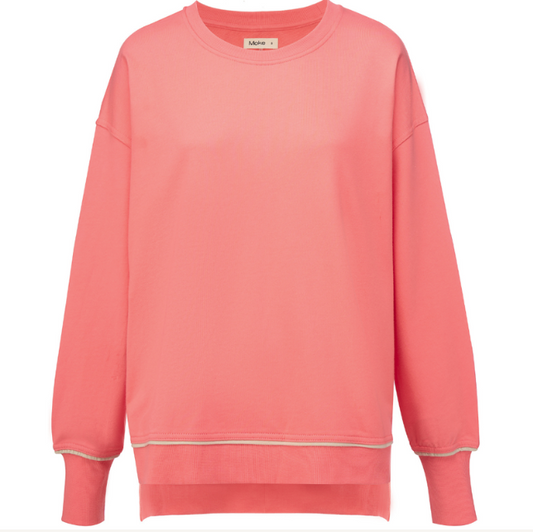 MOKE NZ SUZY SWEATER - SUNSET CORAL - SUZYSUNC