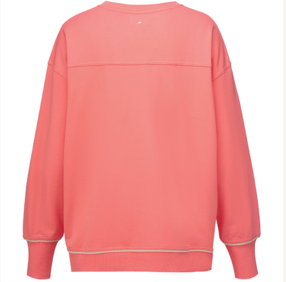 MOKE NZ SUZY SWEATER - SUNSET CORAL - SUZYSUNC