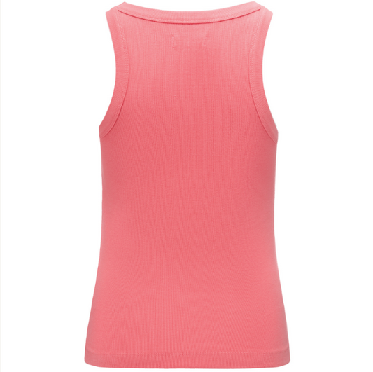 MOKE NZ EDE RIB TANK - SUNSET CORAL - EDESUNC