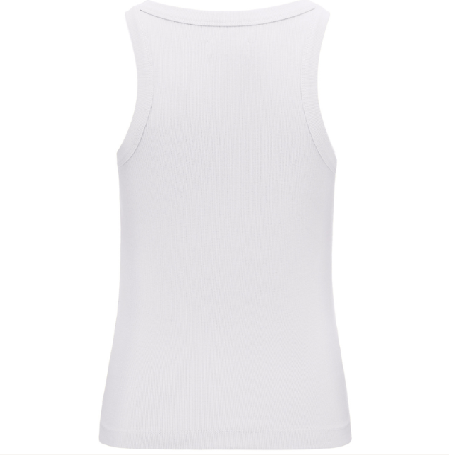 MOKE NZ EDE RIB TANK - WHITE - EDEWHT
