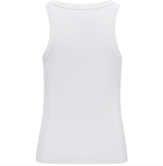 MOKE NZ EDE RIB TANK - WHITE - EDEWHT