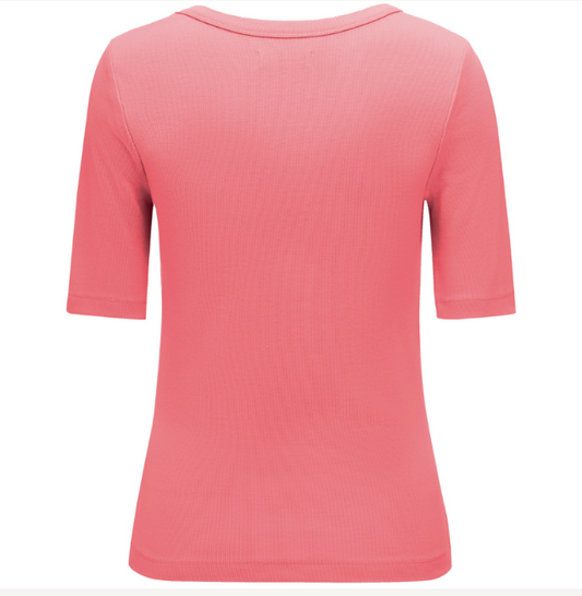 MOKE NZ MEZZ TEE - SUNSET CORAL - MEZZSUNC
