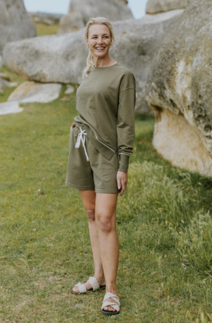 MOKE NZ SUZY SWEATER - BONSAI - SUZYBONS