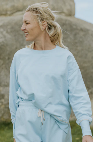 MOKE NZ SUZY SWEATER - ICE BLUE - SUZYIBLU
