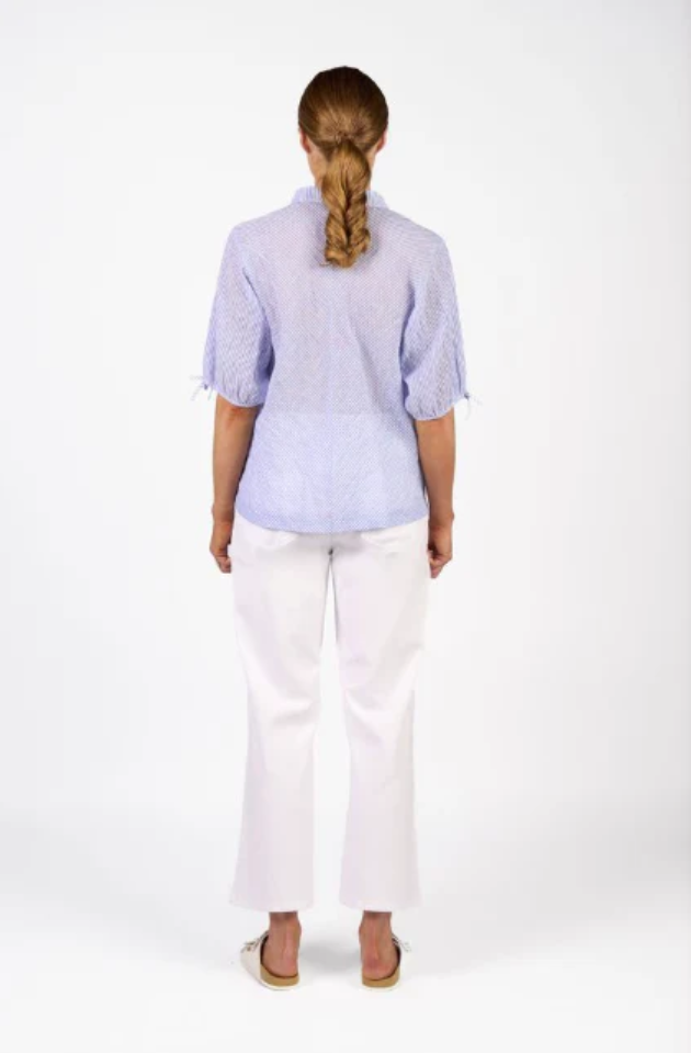 KNEWE LINK SHIRT - BLUE STRIPE - K5099